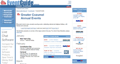 Desktop Screenshot of cozumel.eventguide.com