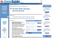 Desktop Screenshot of palm.springs.eventguide.com