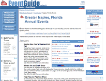 Tablet Screenshot of naples.eventguide.com