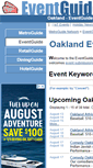 Mobile Screenshot of oakland.eventguide.com