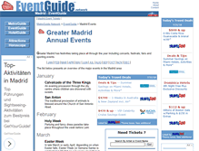 Tablet Screenshot of madrid.eventguide.com