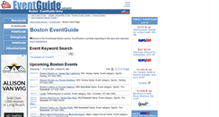 Desktop Screenshot of boston.eventguide.com