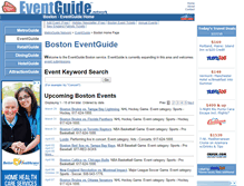 Tablet Screenshot of boston.eventguide.com