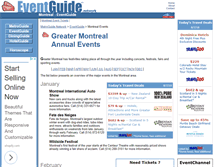 Tablet Screenshot of montreal.eventguide.com