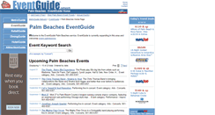 Desktop Screenshot of palm.beaches.eventguide.com