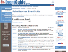 Tablet Screenshot of palm.beaches.eventguide.com