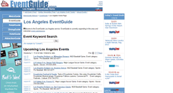 Desktop Screenshot of los.angeles.eventguide.com